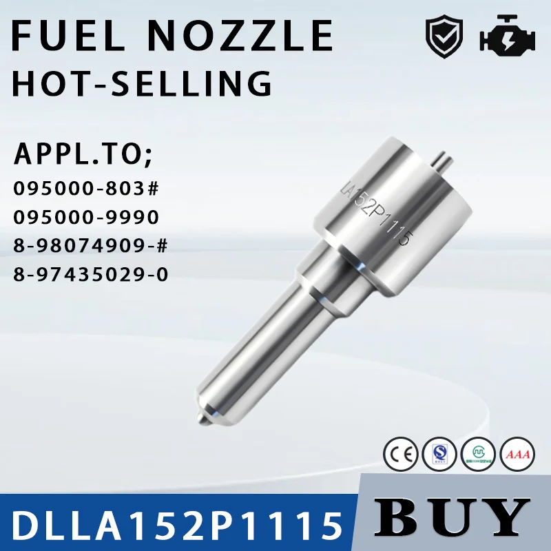 Fuel Injection Spray Tip DLLA152P1115 Common Rail Diesel Injector Internal Component For  Automotive Engine Repair Parts YI0933