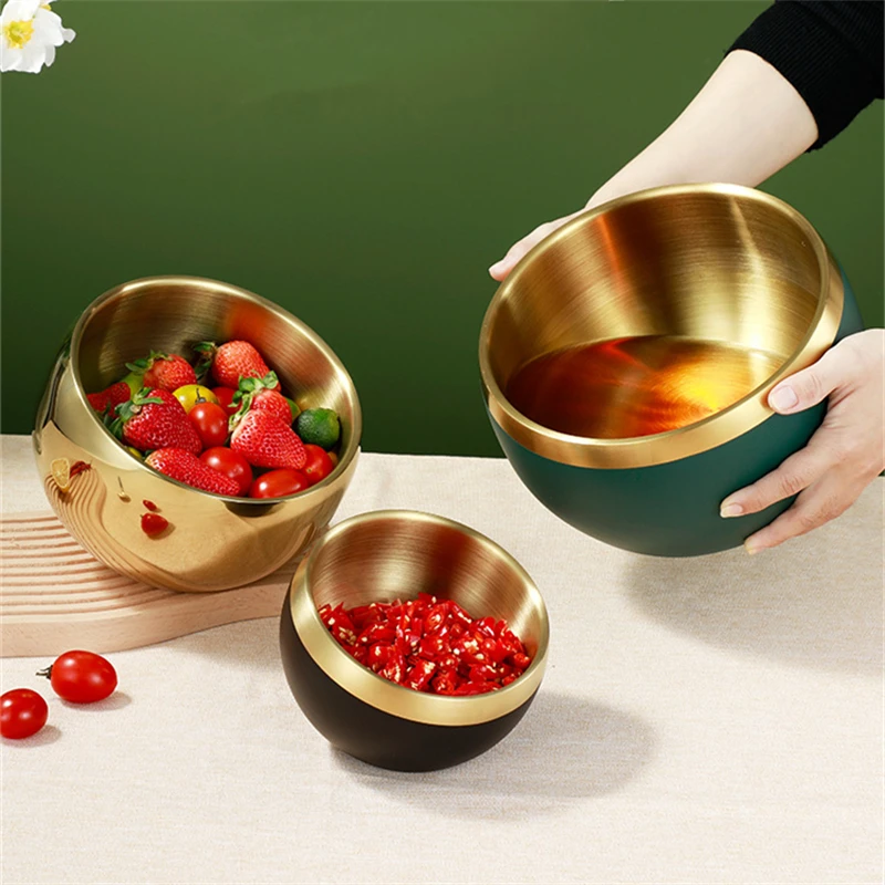 

Thicken Stainless Steel Oblique Sauce Bowl Double Layer Hot Pot Buffet Seasoning Jar Container Serving Tableware Spherical Bowls