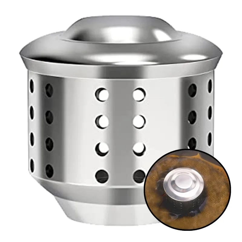 1Pc Stainless Steel Universal Moka Pot Stovetop Espresso Aluminum Coffee Maker Accessories Anti-Splash Valve Cover Home Parts