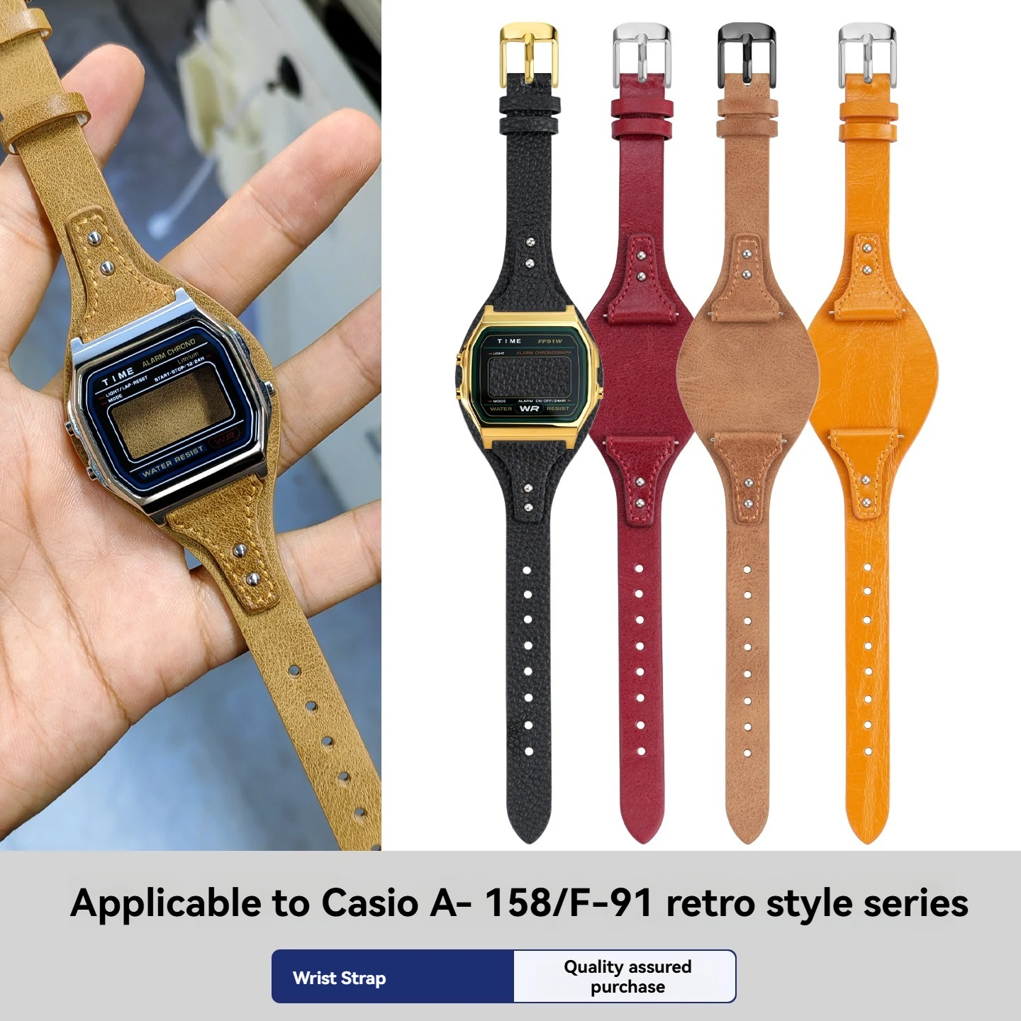 diy-retro-revival-mod-kit-for-casio-a-158w-f-91w-soft-leather-strap-stainless-steel-case-set-vintage-style-upgrade