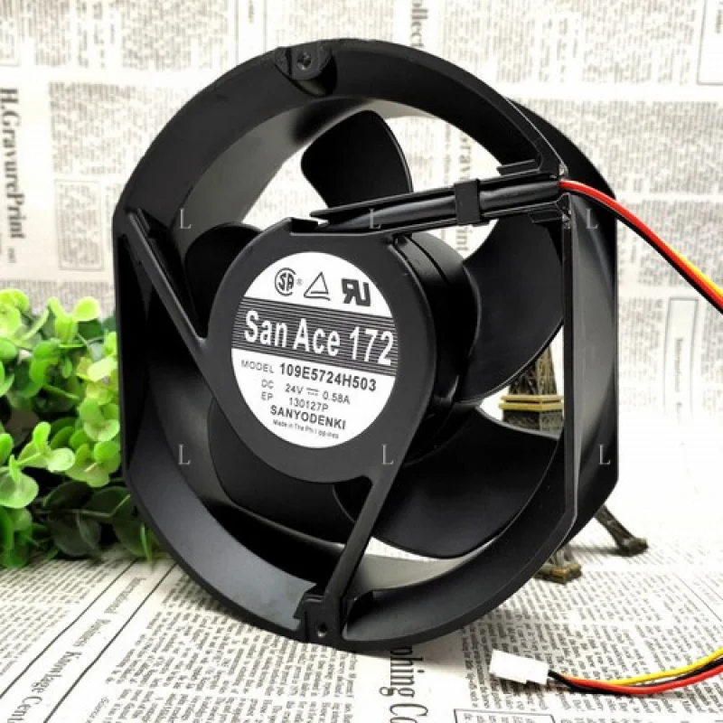 

L High for Level Sanyo Cooling Fan 109E5724H503 172*150*51mm 24V 0.58A