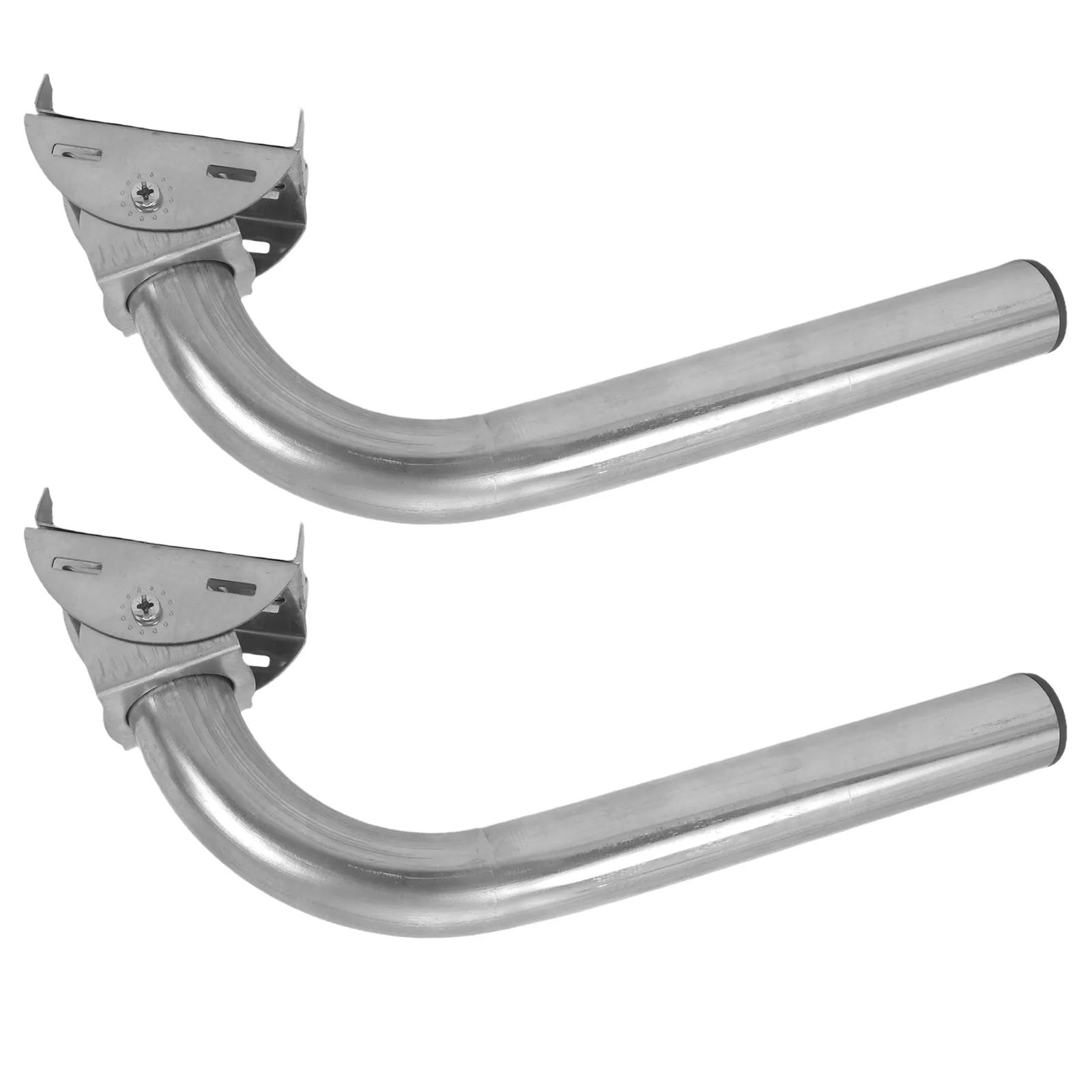 2Pcs Stainless Steel J Shaped Antenna Pole Mount Bracket for Wireless Bridge Outdoor Antenna Mount Wall Pole Installation