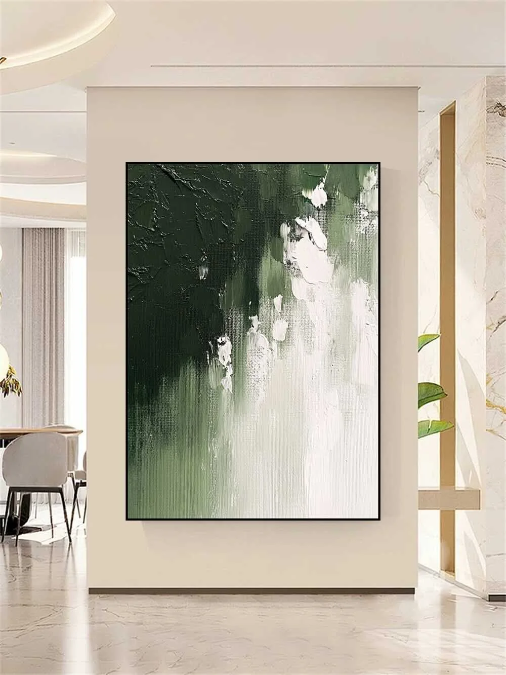 Texture Gradually Changes Color Pure Hand-Painted Modern Abstract Oil Painting On Canvas Living Room Bedroom High-End Decoration