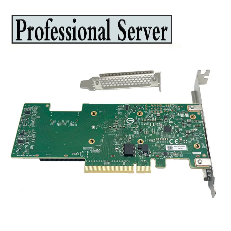 Broadcom eHBA 9600-24i 24 Int Adaptateur de stockage Leic-Mode Ports PCIe SAS/SATA/NVMe