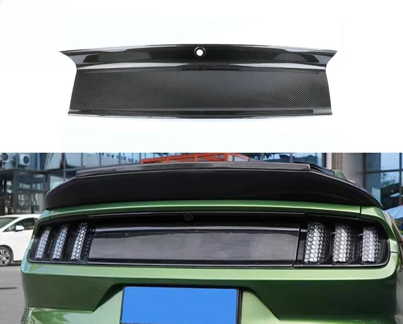 

Applies To: Ford Mustang Carbon Fiber Tail Cover Refitted Trunk Cover Panel Rear Cover