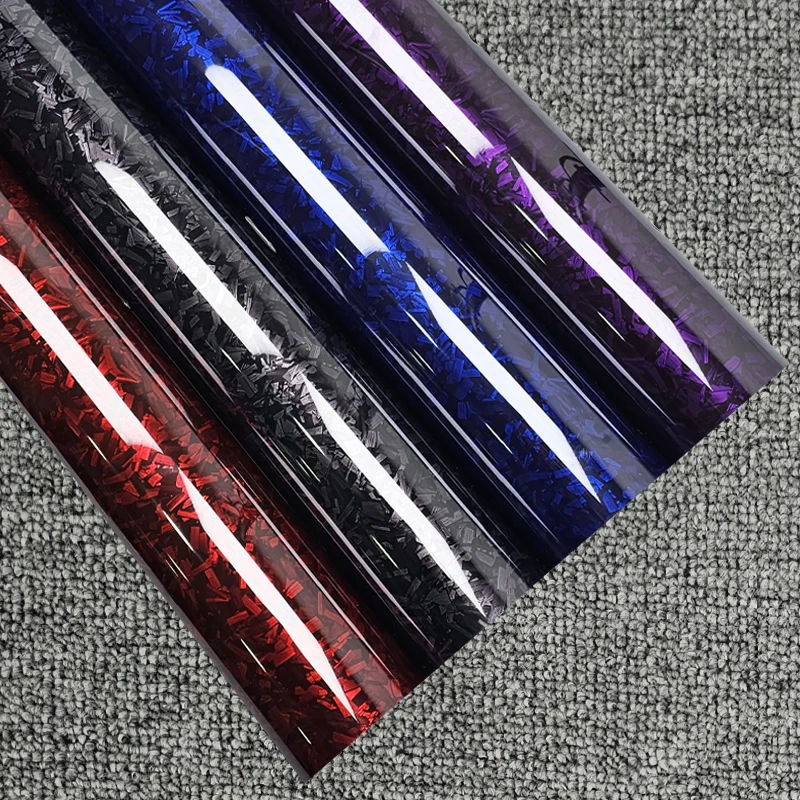 High Gloss Flower Carbon Silver Sticker for Car Wrap Vinyl Decals for Vehicle Car Tuning Stickers Automotive Exterior Film Parts