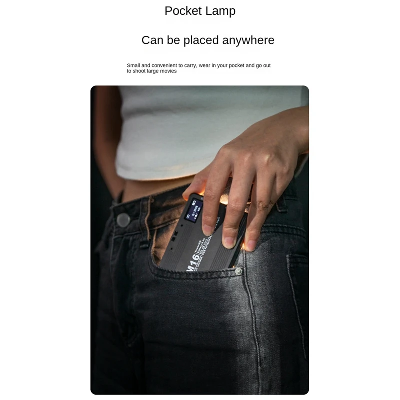 Ładowana lampka do napełniania Mini RGB na telefon, podkładka, do makijażu, Selfie, Vlog