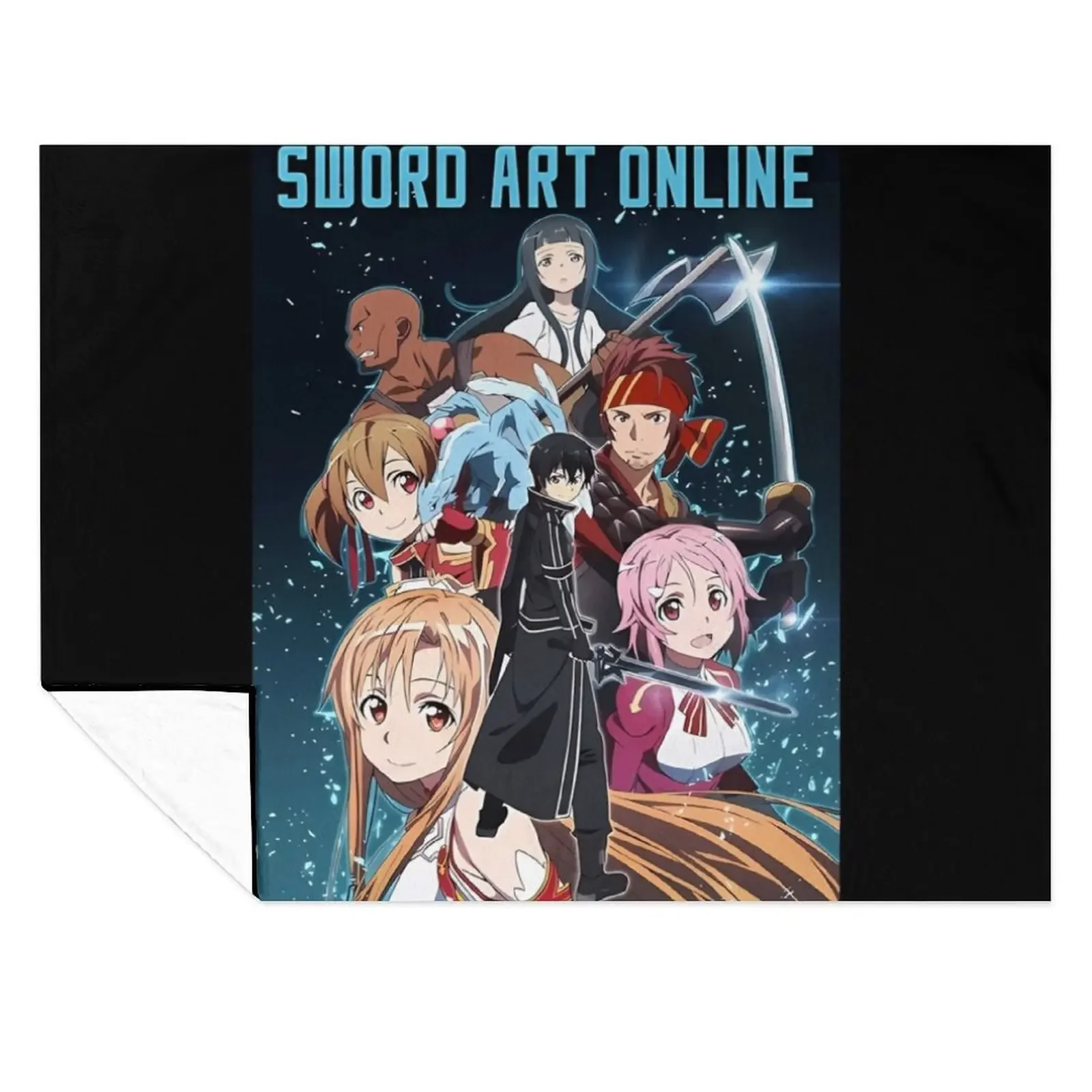 

SAO Full Squad Throw Blanket Fashion Sofas Retros Warm Blankets For Baby Blankets