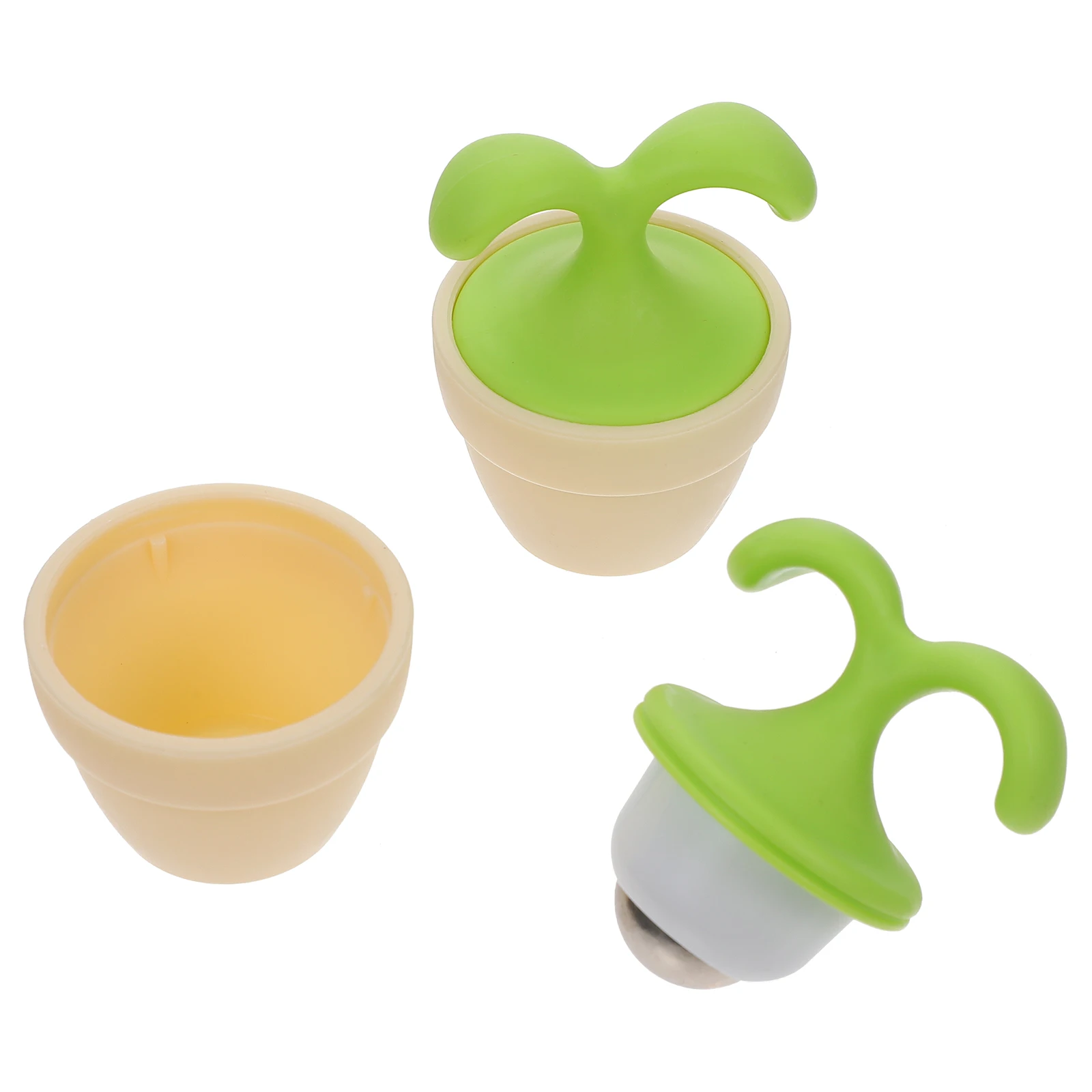 

2 Pcs Hand Held Roller Ball Massager Smooth Surface Body Care Massager Massage Tool Accessories Relaxation Gadgets