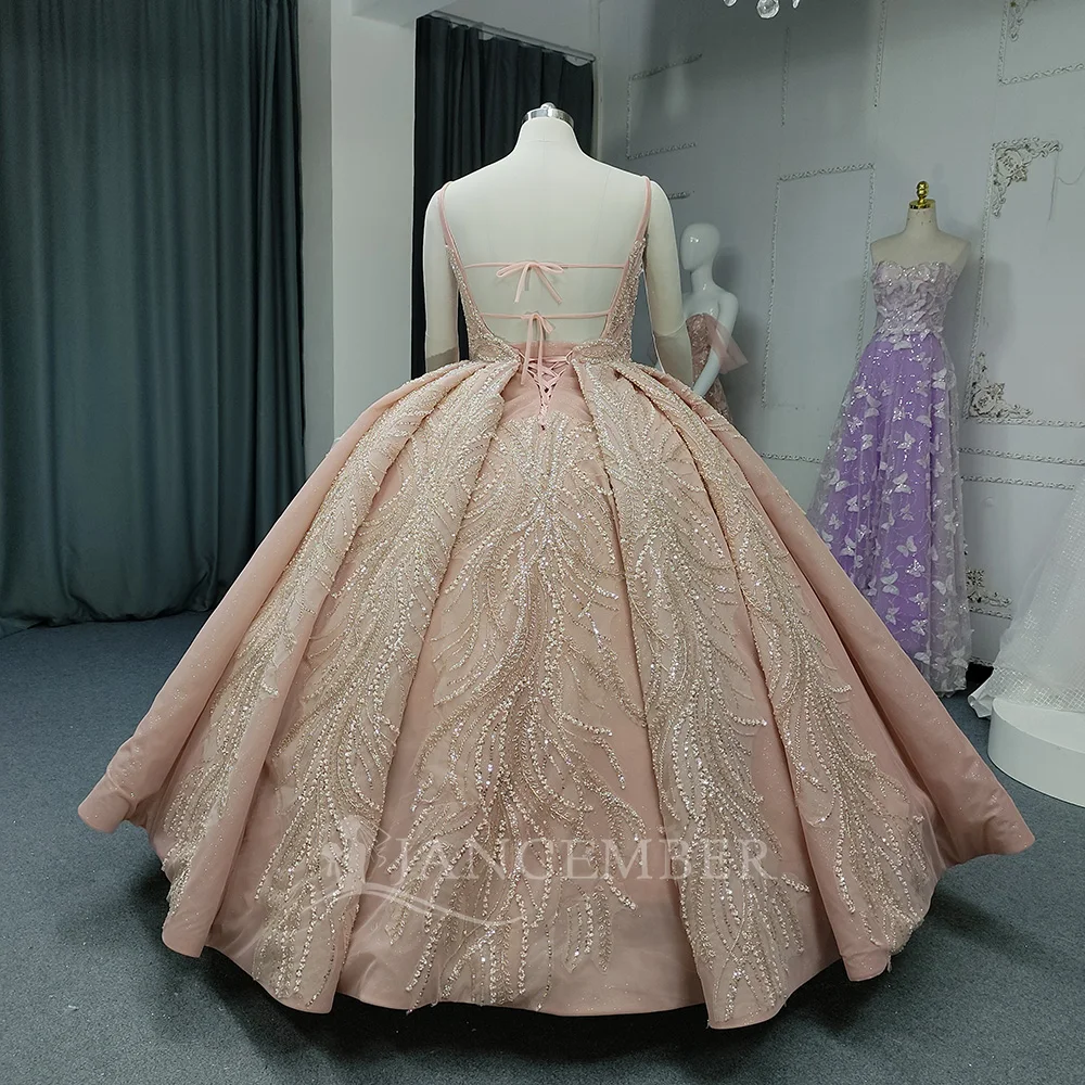 Classic Affordable Beach Quinceanera Dress Ball Gown Beading Corset Sweet 16 Vestido De 15 Anos Customized vestido quinceañeras
