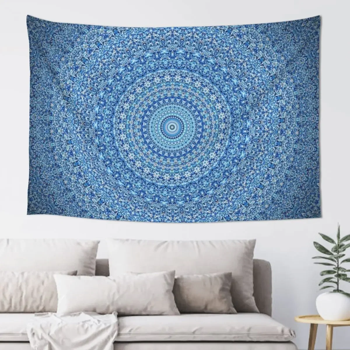 

Mandala Pattern, Blue Tapestry Bathroom Decor For Bedroom Wall Hangings Decoration Bedrooms Decor Tapestry