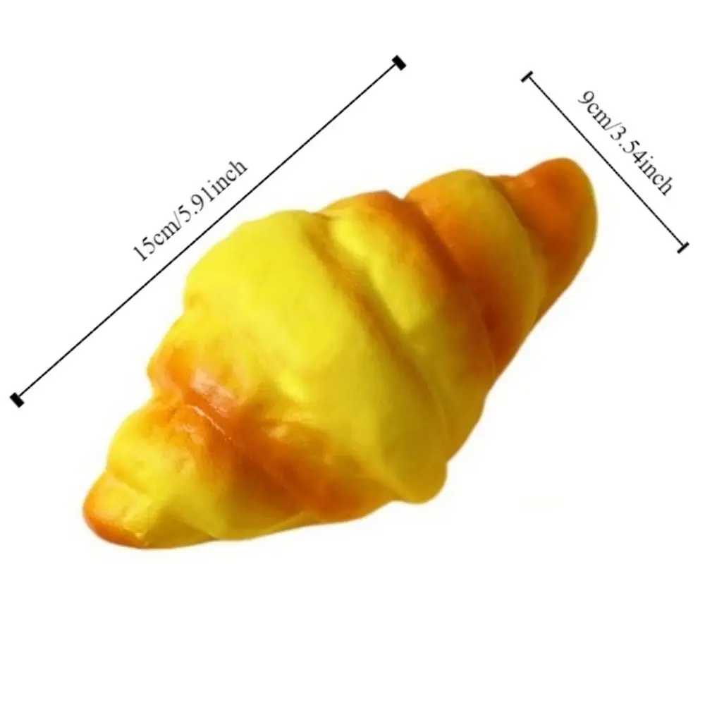 미니 고양이 발 스퀴즈 장난감, 삼각형 피자 크로와상 빵, 느린 리바운드 장난감, 감각 장난감, 3D 스퀴즈 디저트 장난감