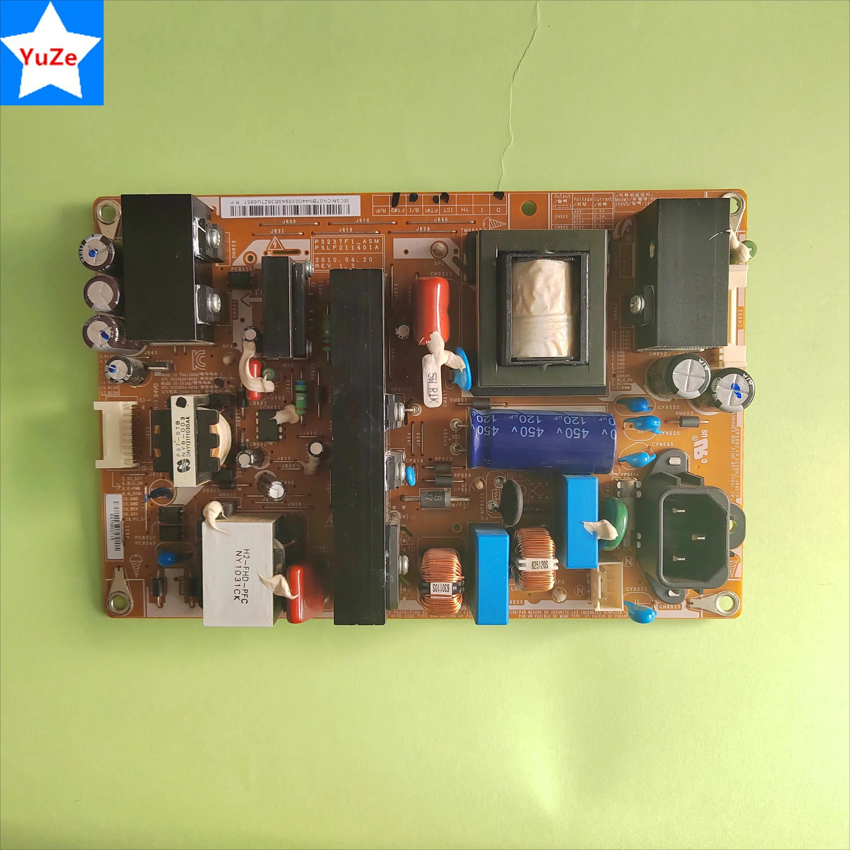 

BN44-00339A = BN44-00338B BN44-00339D Power Supply Board for LE37C650 LN32C480 LE32C630K1W LE32C530F1W LN32C530F LE37C650L1W TV
