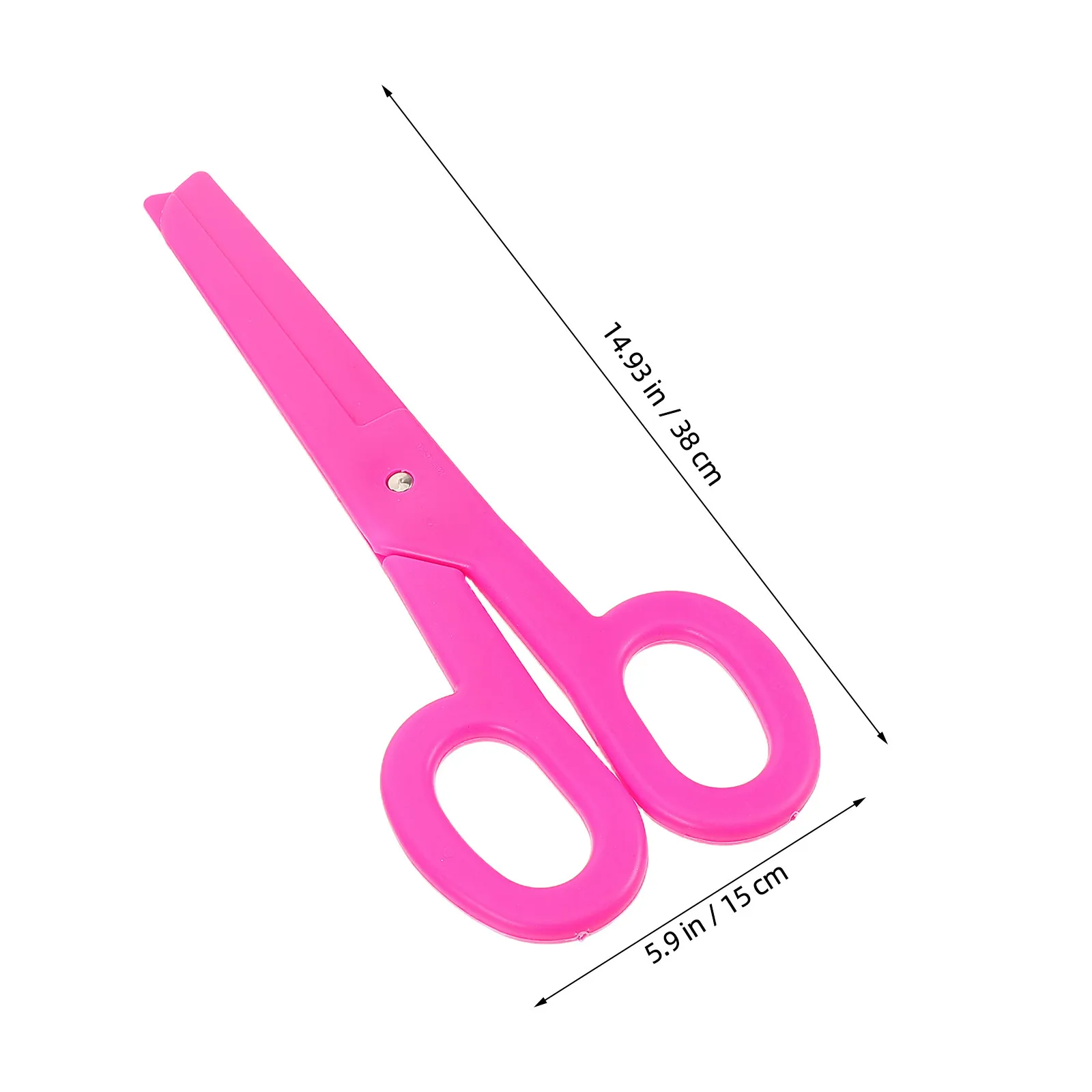 2Pcs Giant Clown Scissor Props Oversized Plastic Fake Scissors for Theater Circus Halloween Stage Decor Giant Scissors