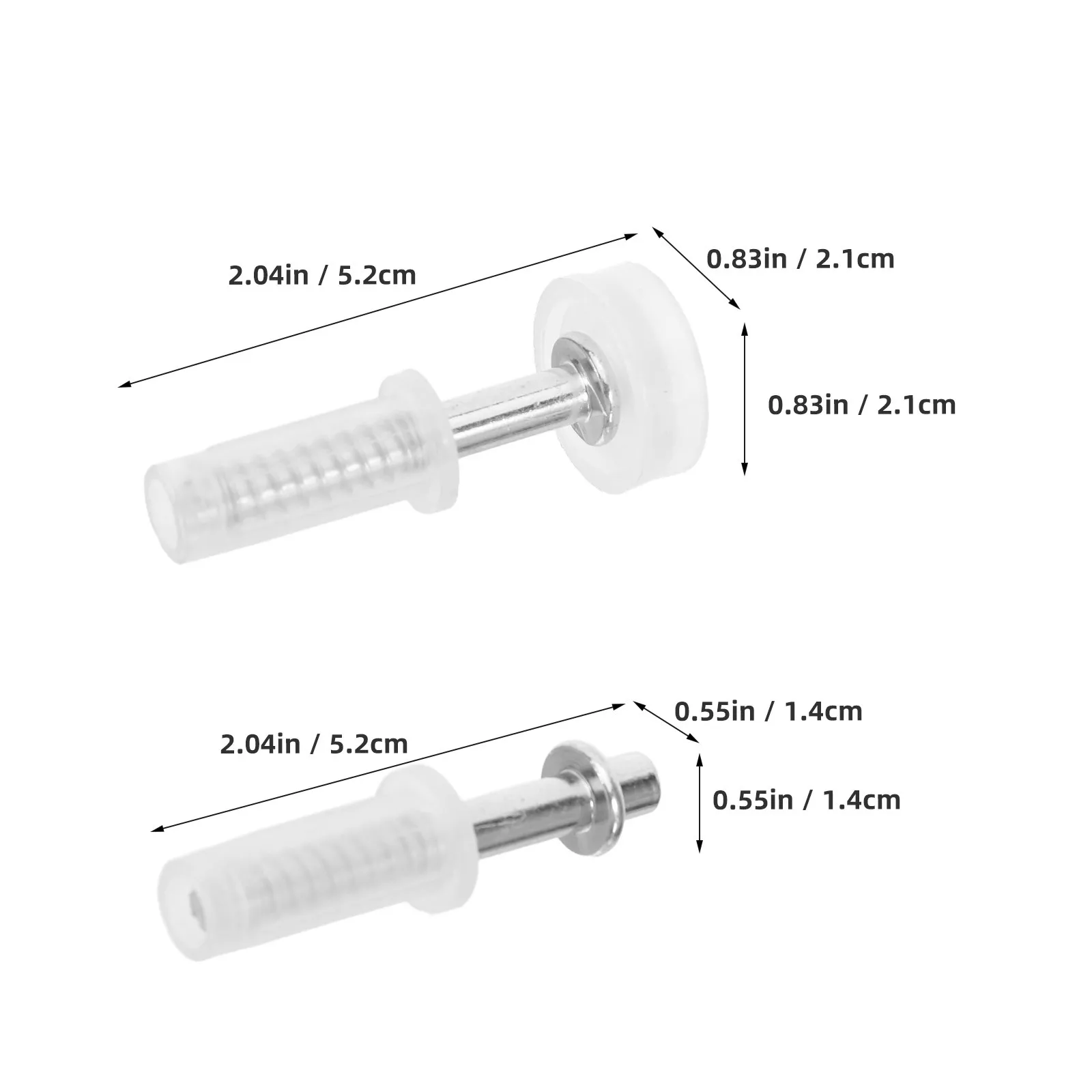 6Pcs Bi Fold Door Hardware Roller Wheels Heavy Duty Top Rollers Replacement Parts for Folding Closet Silent Smooth Sliding Door
