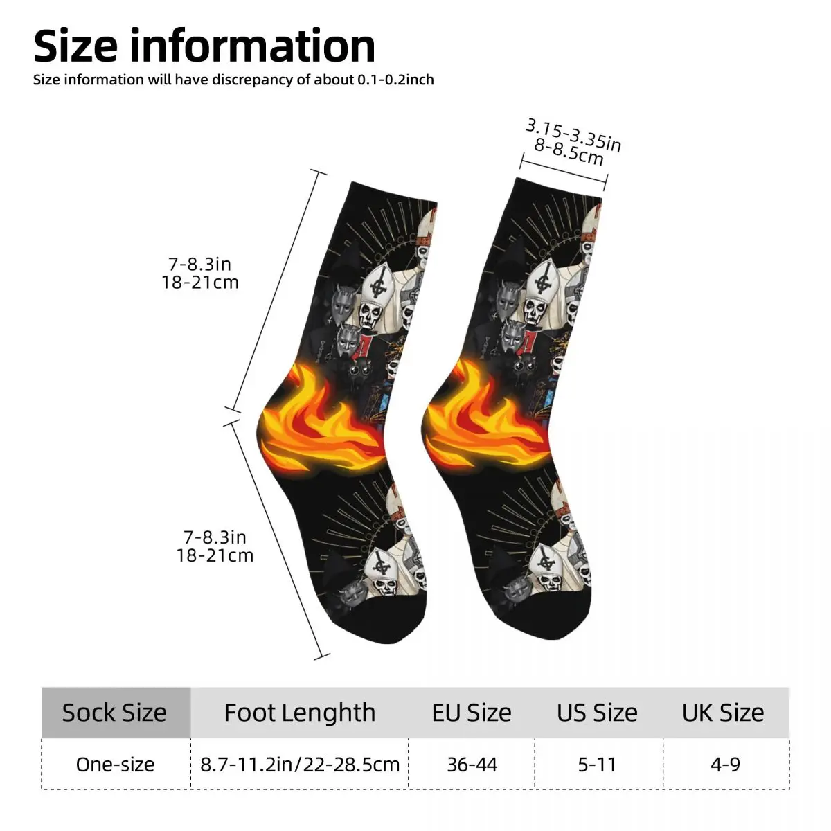 Calcetines de compresión para hombre y mujer, calcetín Unisex, estampado divertido, sin costuras, estilo callejero, Hip Hop, Retro, Crazy, g-ghost, novedad