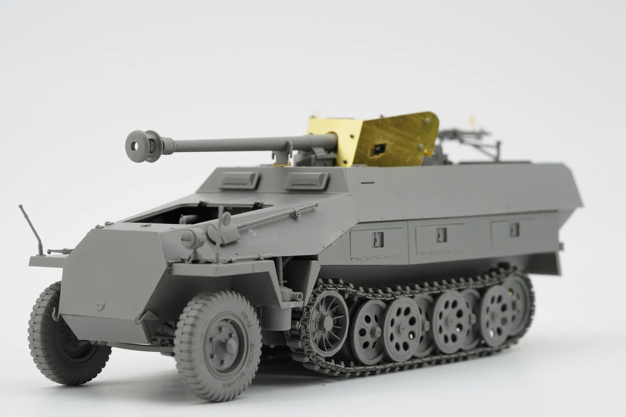 الحدود BT-043 1/35 Sd.Kfz 251/22 Ausf.D مع 7.5 سم pak40 `Pakwagen` أطقم منمذجة