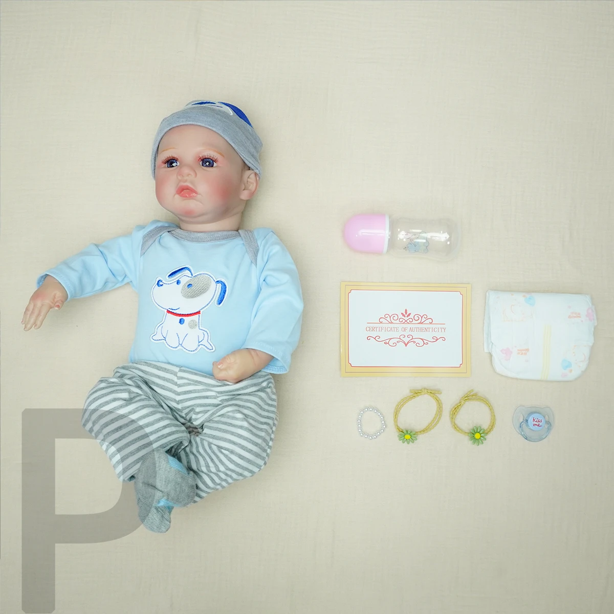 JOYORA 50CM realistische babypop 3D huid voltooid schilderij hoge kwaliteit mode wedergeboorte pop handgemaakte perfecte verjaardagscadeau