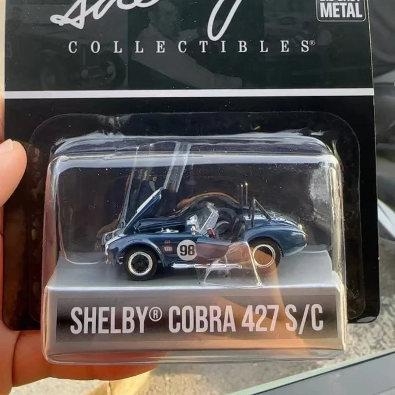 

ACME 1:64 SHELBY COBRA 427 blue model with blister pack collectible toy for car model enthusiasts
