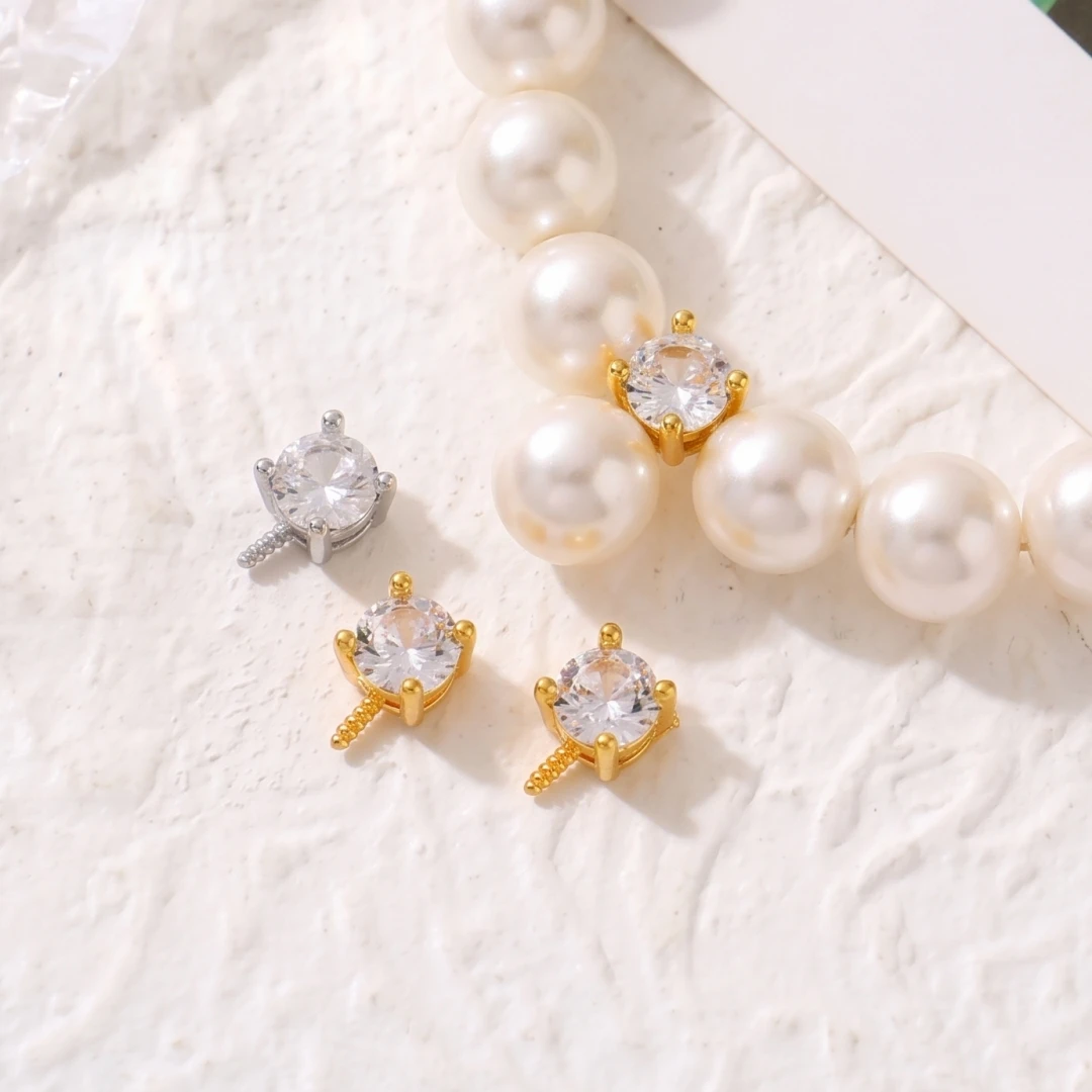 10개 18K 골드 진주컵 아이핀 (작은 진주컵 포함) - Jewelry Making Drill 리뷰 및 가격