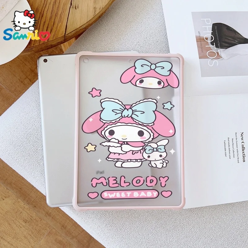 

Sanrio My Melody pattern Pink iPad Transparent Drop Case, suitable for iPad Pro 2022/2024, iPad Air 3/5, iPad Mini 6, iPad 6/10