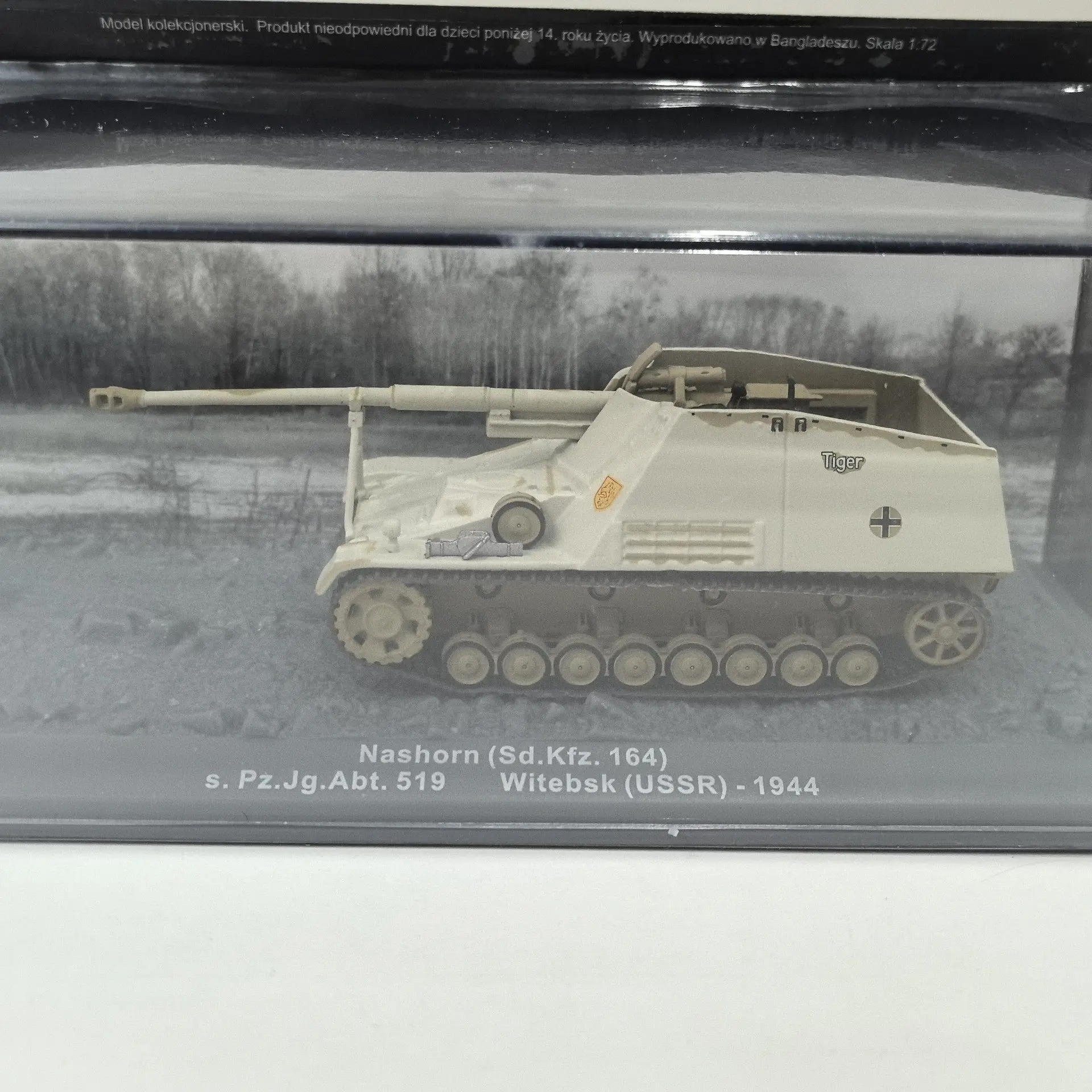 Diecast DEA 1/72 Scale SD KFZ 164 NASHORN 1944 Tank G2 Alloy Car Model