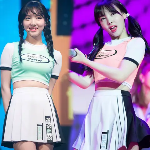Twice Nayeon Kpop Stage Outfit Cheerleading Performance Uniform Rave Festival Clothing Women Dance Costume Gogo Dancer DJ DS