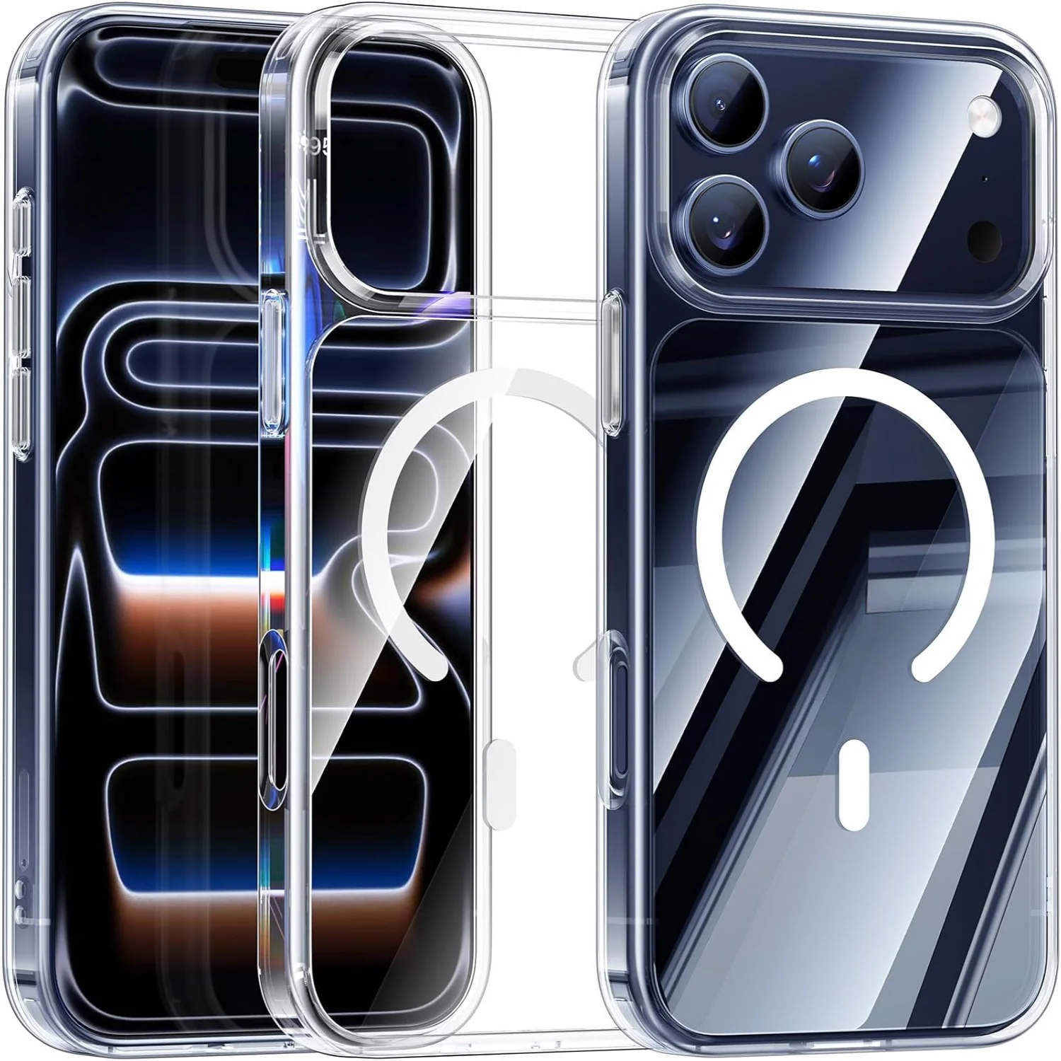 Hochtransparent mit Magnet für iPhone 17 Pro Max / 17 Pro / 17 / Air Phone Case Crystal Clear