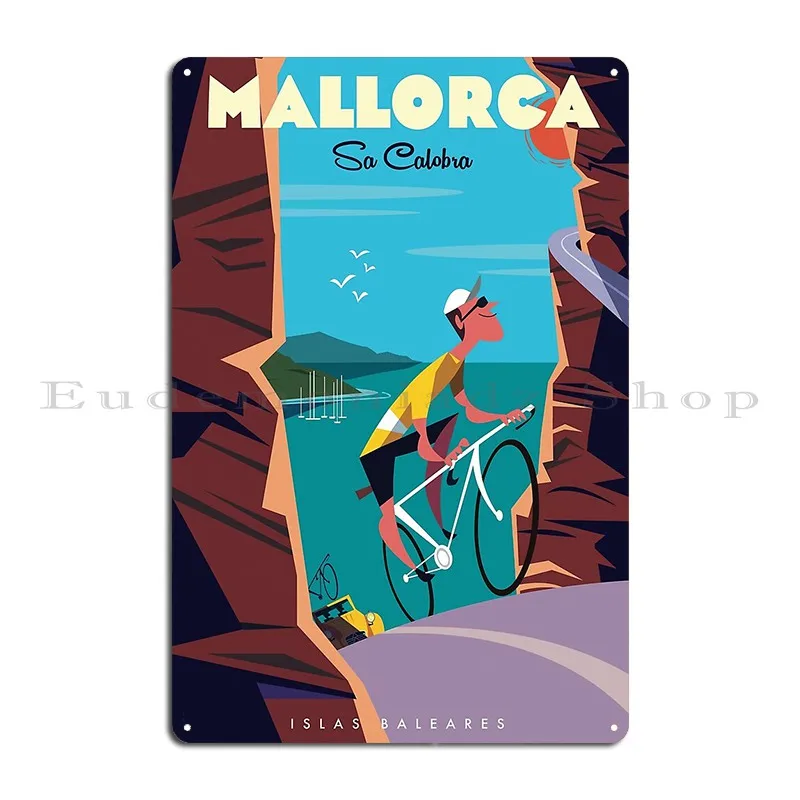 Sa Calobra Poster Metal Plaque Poster Rusty Customize Customize Cinema Living Room Tin Sign Poster