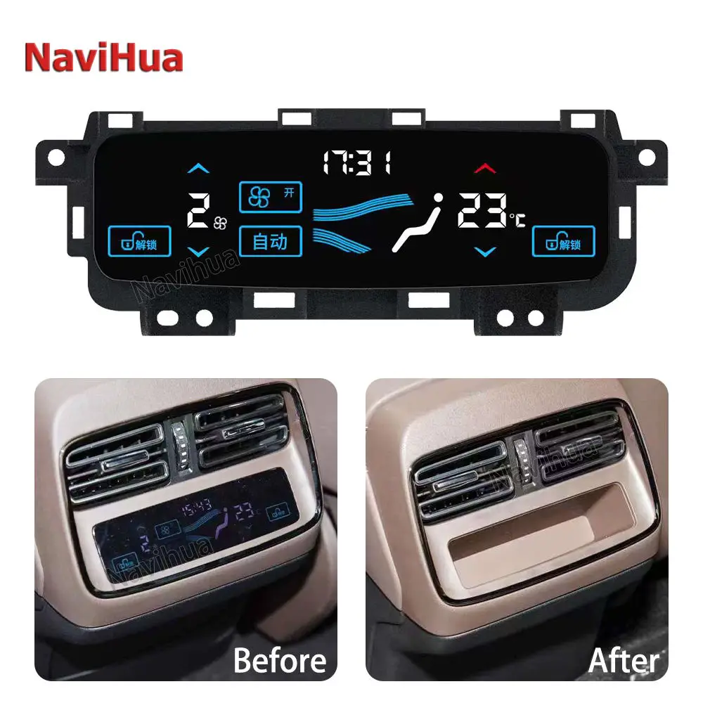 

For BYD Han 2020-2023 Air Conditioning Rear Seat Rear Climate Control AC Control Display LCD Climate AC Control Panel