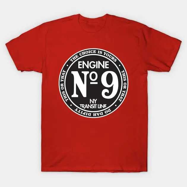 Engine Engine #9 On The New York Transit Line T-Shirt Casual O-Neck Tee Shirts Streetwear New Fashion Top Tees