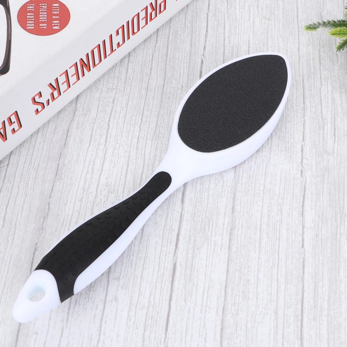 

Foot Callus Remover Exfoliating Scraper Tool for Smoother Feet White Dead Skin Nail File Callus Grinder Rubber with Cover