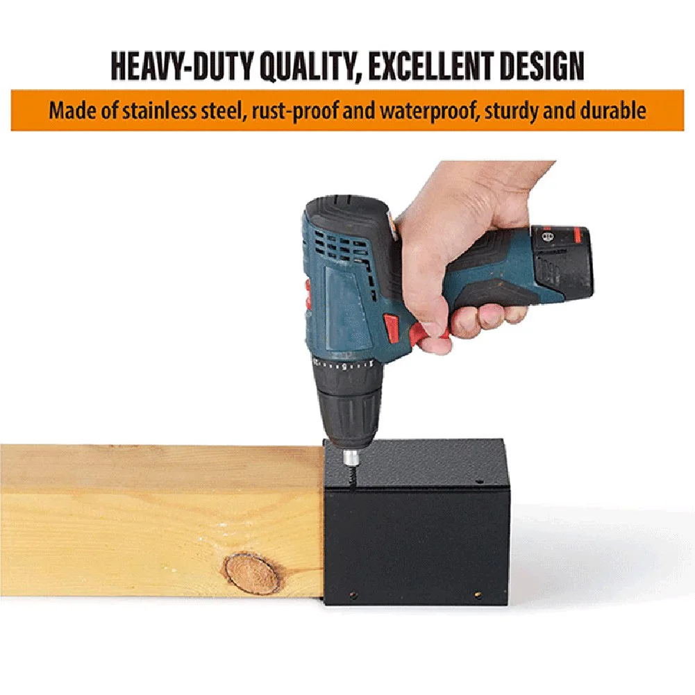Outdoor Mailbox Protection Column Protector Raised 6-inch Design Conceals Damaged Areas Easy Installation For Terrace Railing