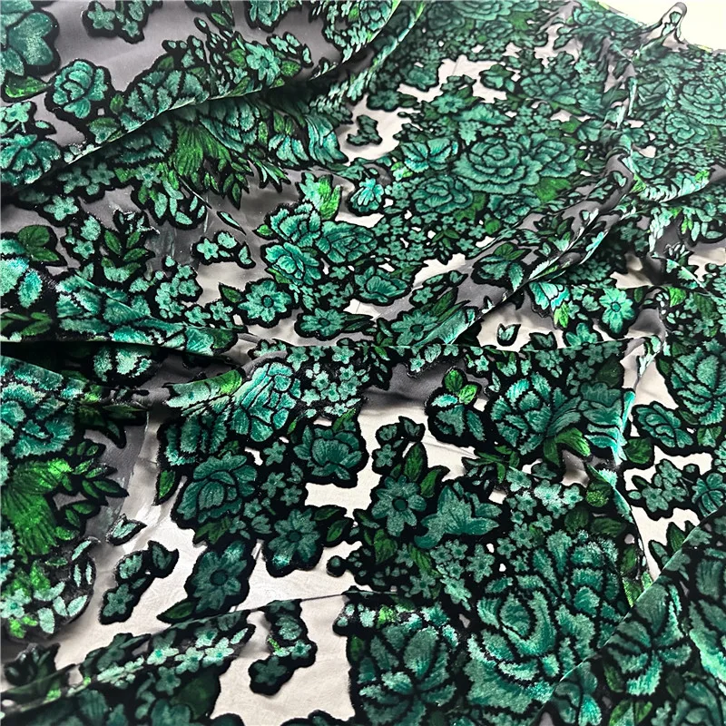 

Бархатная жаккардовая ткань для шитья своими руками, юбка Cheongsam, платье, модная одежда, ткань из искусственного шелка, материал на метр
