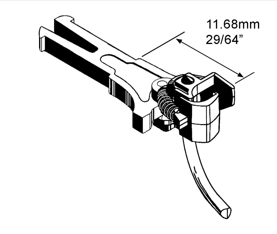 6 Pairs HO Scale NEM 362 European-Style Couplers - Extra Long (11.68mm , .460 inch , 29/64\