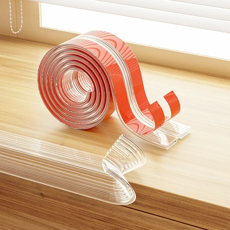 Baby Safety Transparent Anti-collision Strip Self Adhesive Table Edge Guard Strips Kids Furniture Corner Protector Bumper Tape image 4