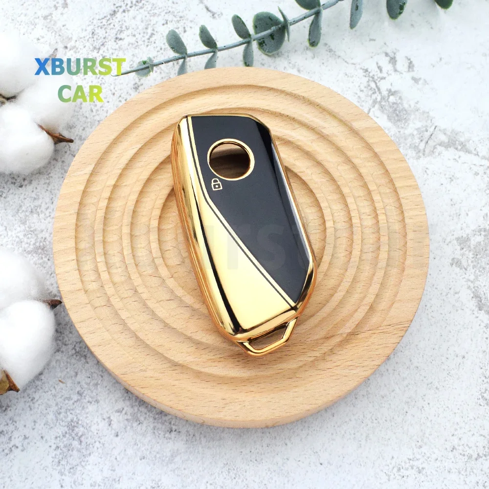 TPU Shell Fob Holder Protector For BMW I7 X7 735i 740i G07 LCI IX I20 X1 U11 7 Series G70 G09 XM U06 G81 Car Key Case Cover