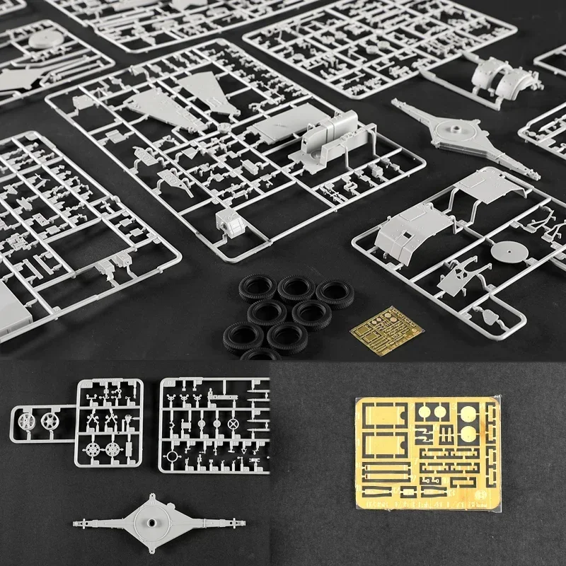 Trumpeter-Modell, zusammengebauter Maßstab aus Kunststoff, Modellbausatz 02358, Flak 41 88 mm, Anti-Flugzeugpistole aus Deutschland, Maßstab 1:35