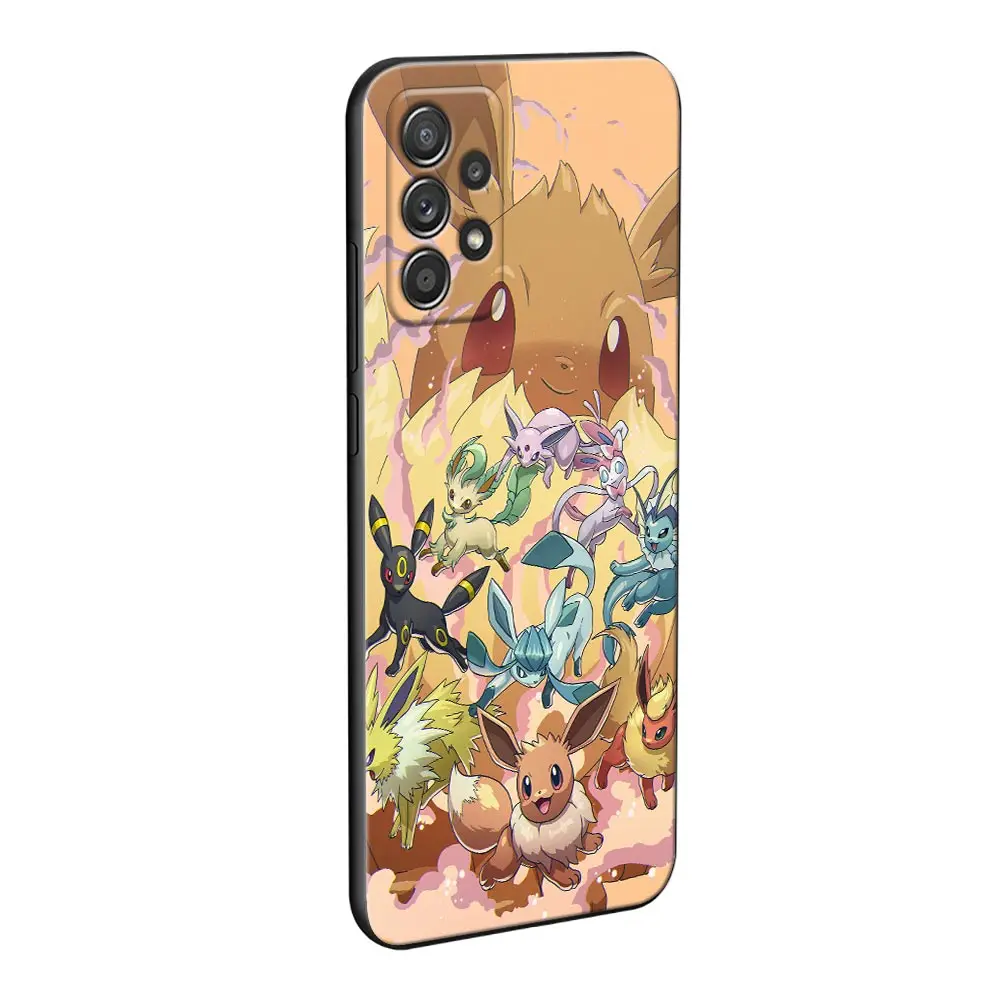 Snorlax Gengar Pokemon Anime Case For Samsung Galaxy A13 4G A21S Case A13 A14 A23 A24 A02 A03 A04 S A11 A34 A32 Soft Phone Cover