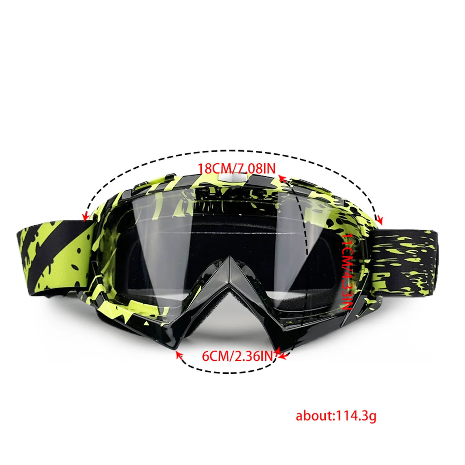 Neueste Motorrad Brille Für Männer Motocross Sonnenbrille Sicherheit Schutz MX Nachtsicht Helm Brille vintage Fahren Gläser