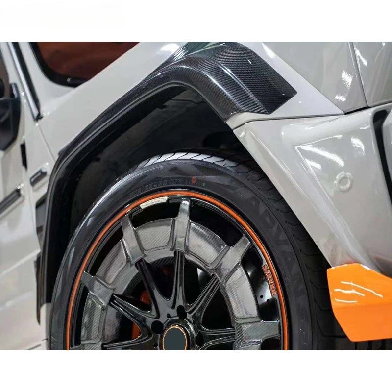 Suitable for 2018-2023 Mercedes Benz G-Class W464 modified with G900 carbon fiber front and rear lip mesh frame tail wings