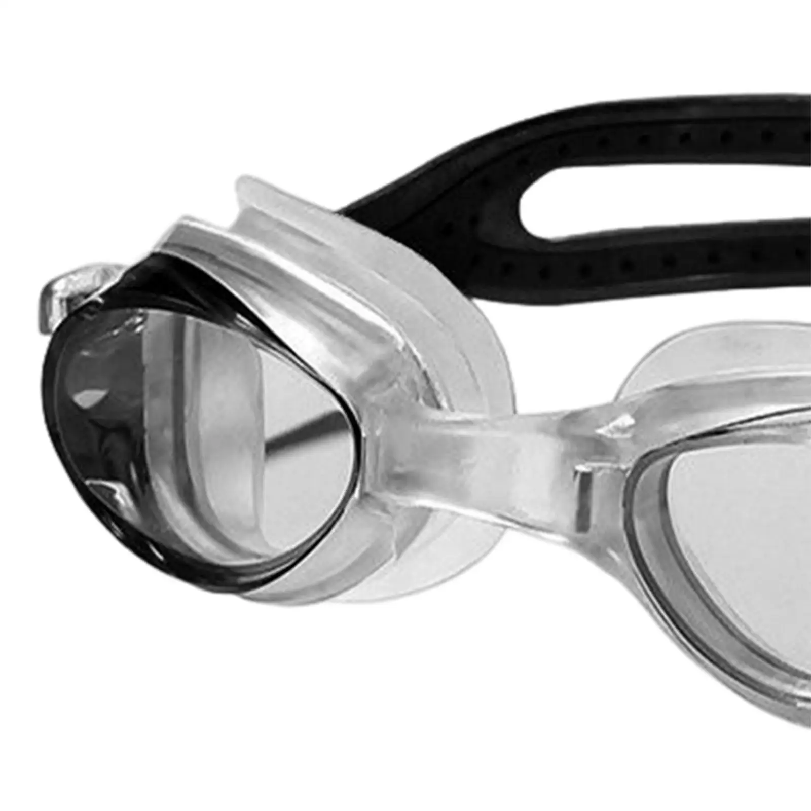 

Swimming Goggles with Earplugs Anti Fog Leakproof Adjustable Silicone Diving Glasses for Adults Pool Beach