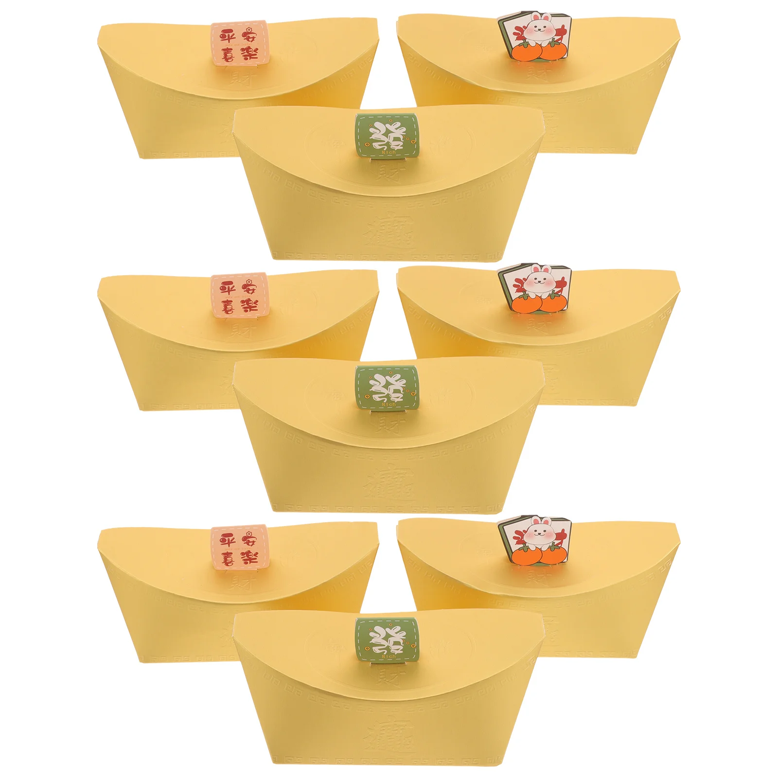 

12Pcs Paper Candy Boxes Gift Wrapping Box Multi-Function Small Chocolate Boxes Party Treat Holder Cookie Storage Festival