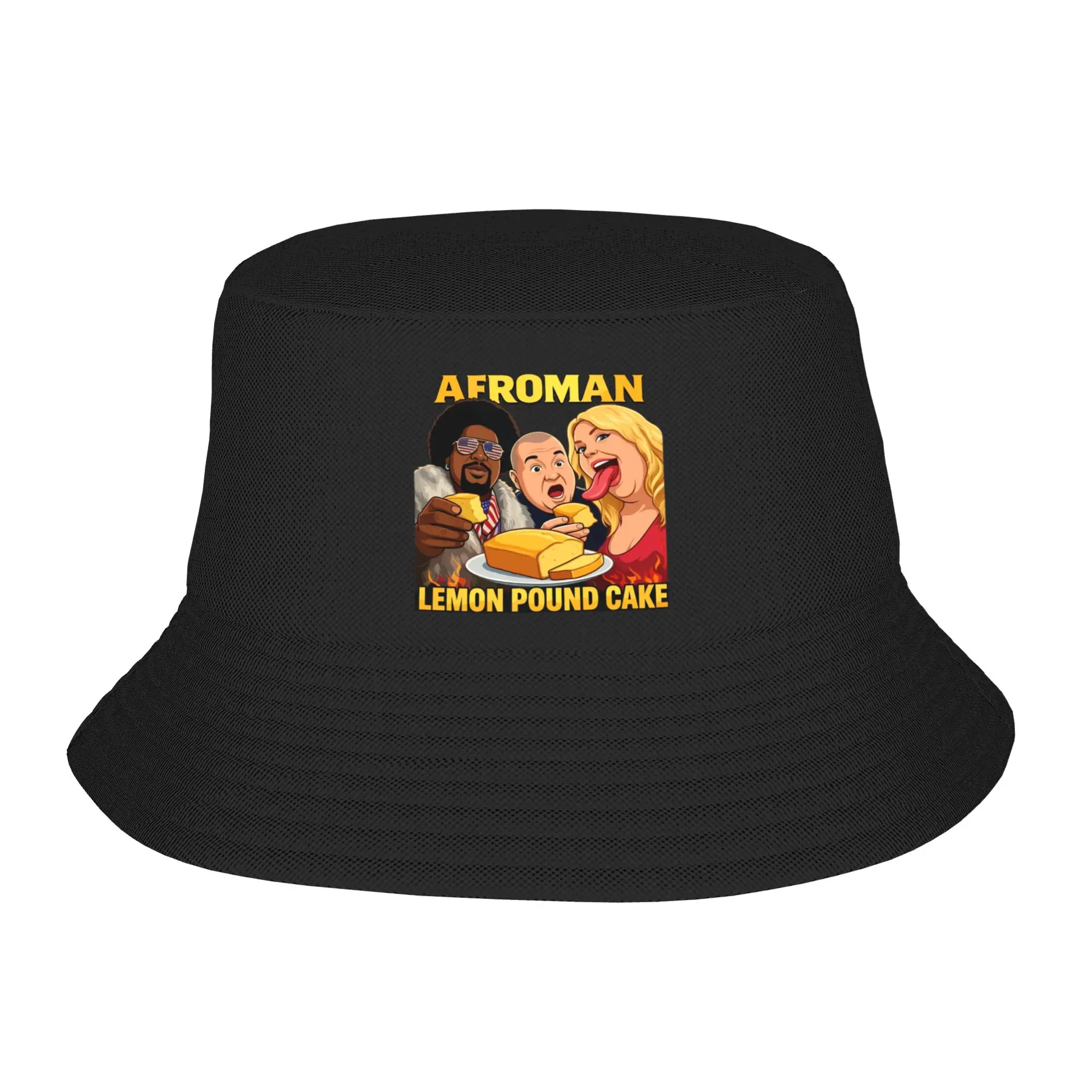 Vocation Getaway Headwear Afroman Justice for Lemon Pound Cake Accessories Bucket Hats Kawaii Unisex  Sun Caps