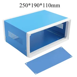250*190*110mm Metal Case Box Project Junction Box Enclosure Iron Rectangle Waterproof DIY Power Supply Electronic Boxes Outdoor