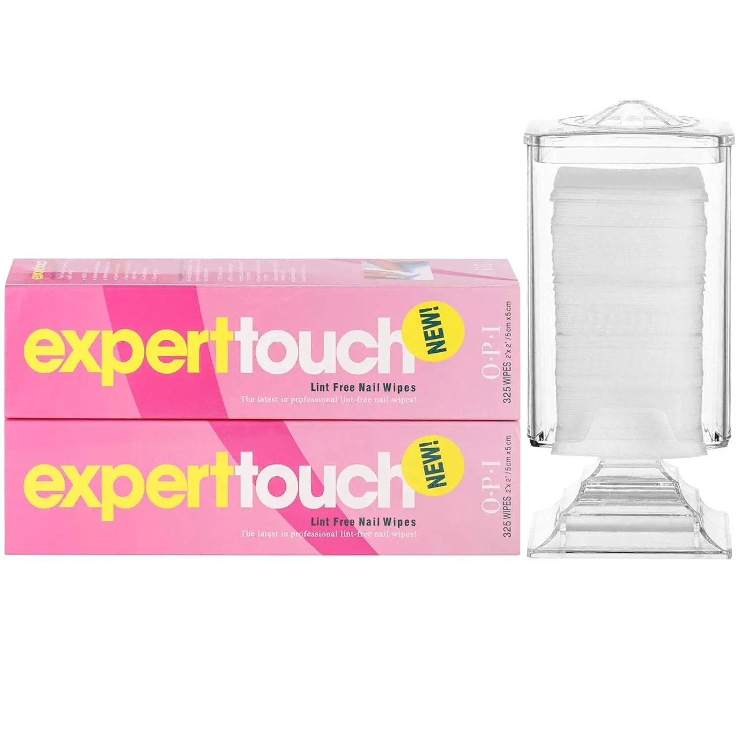 

650 Lint Free Nail Wipes with Acrylic Gel Polish Pad Storage