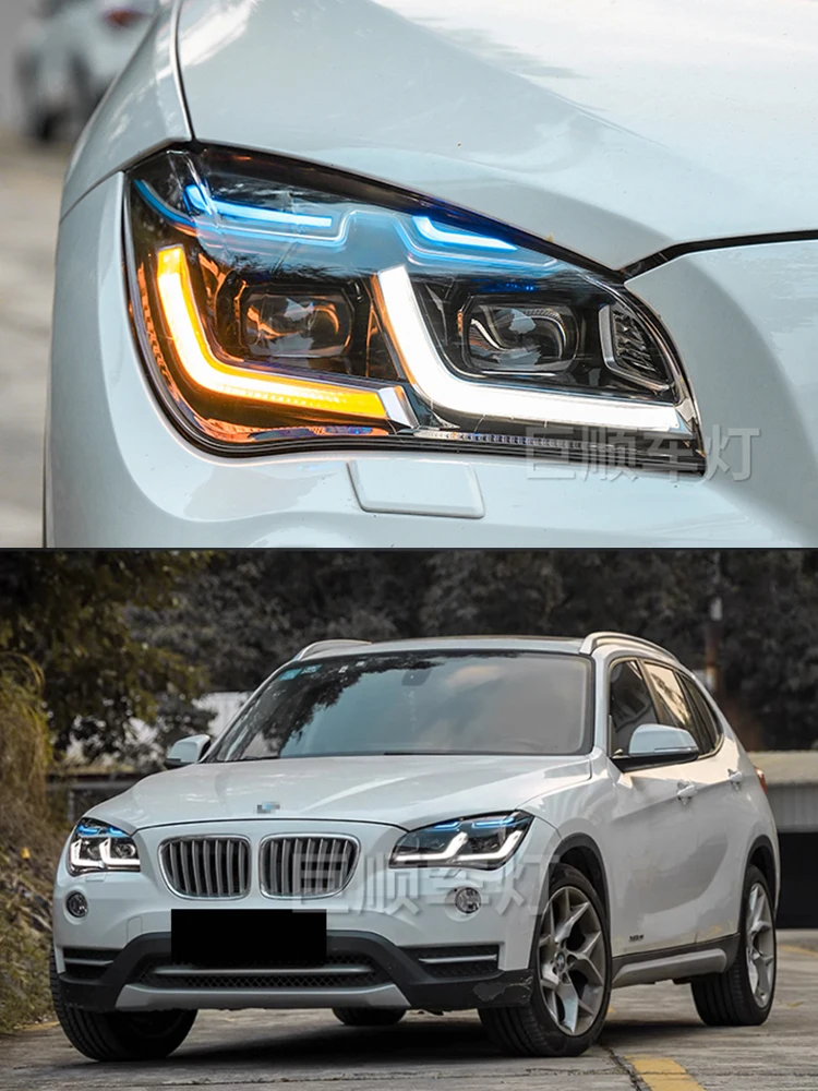 BMW X1 E84 F49 2010-2015 용 헤드라이트, 전면 램프, 풀 LED DRL 타입 조립, 자동차 액세서리, 새로운 스타일