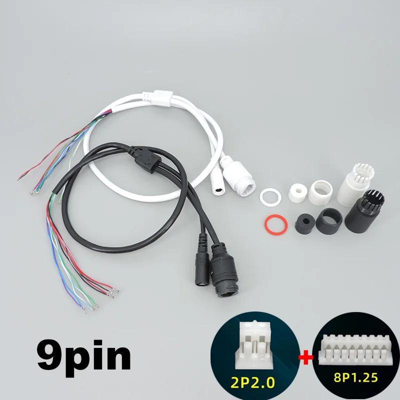 

LAN cable for CCTV IP camera board module (RJ45 / DC) 12V standard type without 4/5/7/8 wires , 1x status LED