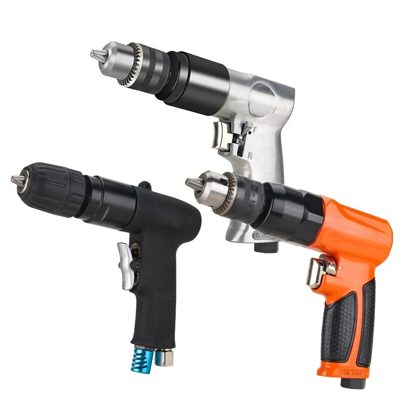 

Gun-type air drill pneumatic pistol drill drilling machine air drill screwdriver punch with forward and reverse