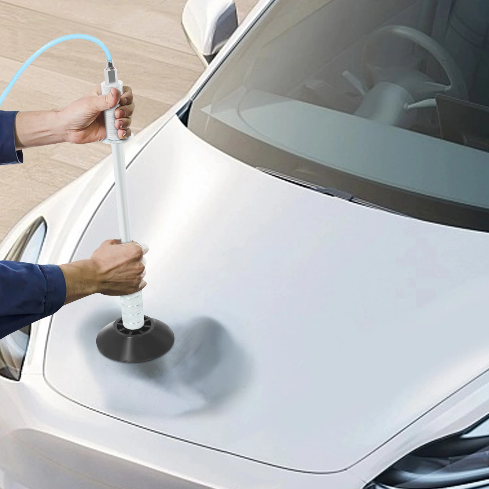 

Пневматический съемник вмятин на присоске, набор инструментов для автоматического ремонта кузова с 3 подъемами, средство для удаления вмятин в листов, вакуумный съемник для ремонта вмятин автомобиля